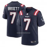 Camiseta NFL Game New England Patriots Jacoby Brissett Negro1