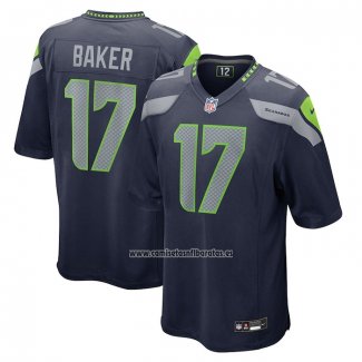 Camiseta NFL Game Seattle Seahawks Jerome Baker Azul