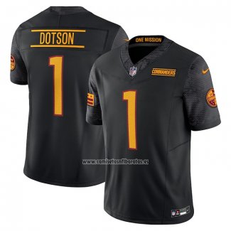 Camiseta NFL Limited Washington Commanders Jahan Dotson Alterno Vapor F.U.S.E. Negro