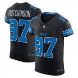 Camiseta NFL Elite Detroit Lions Aidan Hutchinson Alterno Vapor F.U.S.E. Negro