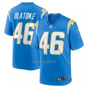 Camiseta NFL Game Los Angeles Chargers Praise Olatoke Azul