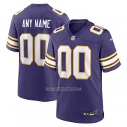 Camiseta NFL Game Minnesota Vikings Classic Personalizada Violeta