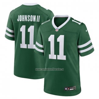 Camiseta NFL Game New York Jets Jermaine Johnson II Verde2