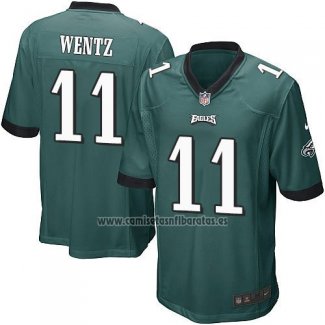 Camiseta NFL Game Nino Philadelphia Eagles Wentz Verde Oscuro