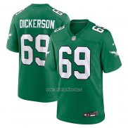 Camiseta NFL Game Philadelphia Eagles Landon Dickerson Alterno Verde