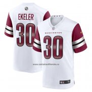 Camiseta NFL Game Washington Commanders Austin Ekeler Blanco