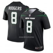 Camiseta NFL Legend New York Jets Aaron Rodgers Alterno Negro